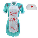 Halloween Bloody Nurse Doctor Costume Horror Ladies Party Fancy Dress