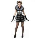 Halloween Lady Girls Skeleton Dress Costume Zombie Party Fancy Dress