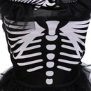 Halloween Lady Girls Skeleton Dress Costume Zombie Party Fancy Dress