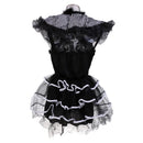 Halloween Lady Girls Skeleton Dress Costume Zombie Party Fancy Dress