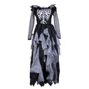 Zombie Bride Costume Women Ladies Halloween Ghost Fancy Dress Outfits