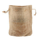 6pcs Retro Festival Willkommen Bags Burlap Natural Linen Jute Drawstring Gift Favour Xmas Wedding Candy Gift Bags 18 cm