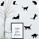 Naughty Cat Wall Sticker Wall Decals for Bedroom Sitting Room Decoration