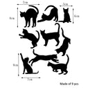 Naughty Cat Wall Sticker Wall Decals for Bedroom Sitting Room Decoration