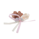 6pcs Handmade Artficial Flowers With Ribbon DIY Craft Wedding Party Decor