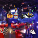 6/set Spooky Halloween Hanging Swirls Window Room Decor Props