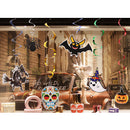 6/set Spooky Halloween Hanging Swirls Window Room Decor Props