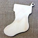 Wooden Christmas Unfinished Chip Xmas Tree Hanging Pendants Gifts DIY Crafts