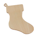 Wooden Christmas Unfinished Chip Xmas Tree Hanging Pendants Gifts DIY Crafts