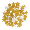 100/set Glitter Gold Paper Stars Cupcake Topper Party Confetti Table Scatter DÃ©cor
