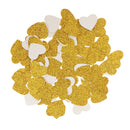100pcs Glitter Gold Heart Shape Paper Confetti Wedding Party Baby Shower Birthday Table Scatters Cake Sprinkles Decoration
