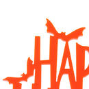 Acrylic Happy Halloween Bat Pumpkin Cake Toppers Halloween Party Decoration