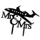 Romantic Mr Mrs Acrylic Cake Toppers Wedding Birthday Party Cake Decoration