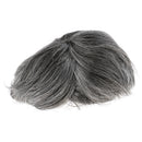 Synthetic Short Gray Dark Wig Old Man Old Lady Costume Adult Cosplay Props