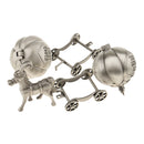 Vintage My First Curl & Tooth Box Horse and Pumpkin Carriages Baby Shower