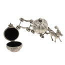 Vintage My First Curl & Tooth Box Horse and Pumpkin Carriages Baby Shower