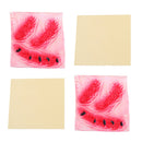 2 Pieces Halloween Scary Zombie Bloody Wound Scars Costume Makeup Sticker Party Prank Joke Prop