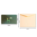 Christmas Tree Deer 3D Pop Up Invitation Greeting Cards Christmas Party Gift