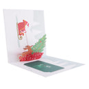 Christmas Tree Deer 3D Pop Up Invitation Greeting Cards Christmas Party Gift
