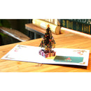 3D Pop Up Greeting Card& Envelope Handmade Merry Christmas Card Party Gifts