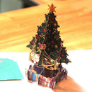 3D Pop Up Greeting Card& Envelope Handmade Merry Christmas Card Party Gifts