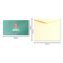 3D Pop Up Greeting Card& Envelope Handmade Merry Christmas Card Party Gifts