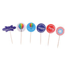 24 Piece Lovely Cupcake Picks Cake Topper Wedding Birthday Baby Shower Party Supplies