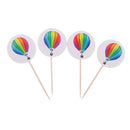 24 Piece Lovely Cupcake Picks Cake Topper Wedding Birthday Baby Shower Party Supplies