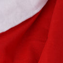 Bright Red Felt Tablecloth Table Cover Christmas Home Ornament 70 x 52 in
