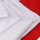 Bright Red Felt Tablecloth Table Cover Christmas Home Ornament 70 x 52 in