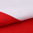 Bright Red Felt Tablecloth Table Cover Christmas Home Ornament 70 x 52 in