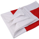 Bright Red Felt Tablecloth Table Cover Christmas Home Ornament 70 x 52 in