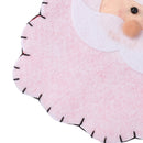 Cute Holiday Christmas Cutlery Holder Red Hat Santa Claus Tableware Cover Utensil Pocket Decor Kids Spoon Bag