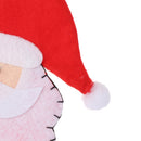 Cute Holiday Christmas Cutlery Holder Red Hat Santa Claus Tableware Cover Utensil Pocket Decor Kids Spoon Bag