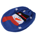 Sowman Pattern Christmas Toilet Seat Cover WC Bathroom Warmer Closestoo Xmas Home Decoration