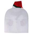 Cute Snowman Chair Back Cover Christmas Holiday Festive Kitchen Dinner Decoration