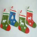 4pcs Festive Beer Reindeer Sheep Tree Christmas Stockings Large Sock Kids Children Candy Gift Bags 40 x 26cm