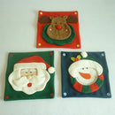 3/set Cute Christmas Flannel Cushion Cover Throw Pillow Case Xmas Home DÃ©cor