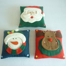 3/set Cute Christmas Flannel Cushion Cover Throw Pillow Case Xmas Home DÃ©cor
