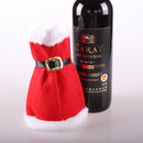 Cute Merry Christmas Dress Wine Bottle Holder Cover Gift Bag Present Holiday Table Xmas Home Decor