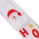 Santa Claus Fabric Toilet Reel Roll Paper Cover Hanging Holder Xmas Home Bathroom Decoration White