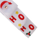 Santa Claus Fabric Toilet Reel Roll Paper Cover Hanging Holder Xmas Home Bathroom Decoration White