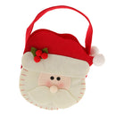 Lovely Santa Claus Christmas Candy Bag Treat Pocket Sweets Storage Bag Festive Home Party Gift Decor