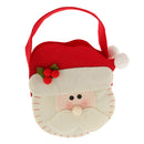 Lovely Santa Claus Christmas Candy Bag Treat Pocket Sweets Storage Bag Festive Home Party Gift Decor