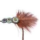 Vintage Boho Bohemian Feather Headband Tribal Style Hippie Weave Headpieces