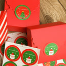 Pack of 80/10 Sheets Christmas Badge Sticker Envelope Seal Gift Wrapping Stickers