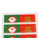 Pack of 80 Christmas Santa Elk Stickers Seal Craft Gift Cookie Decal Party Labels