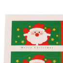 Pack of 80 Christmas Santa Elk Stickers Seal Craft Gift Cookie Decal Party Labels