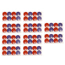 10 Sheets/80pcs Merry Christmas Festive Envelope Food Packing Bag Seals Purple Red Snowflake Candy Bag Box Gift Adhesive Stickers