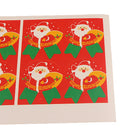 80pcs Paper Seals Merry Christmas Badge Stickers Envelope Seal Food Wrapping Decor Red Santa Claus Stickers Labels